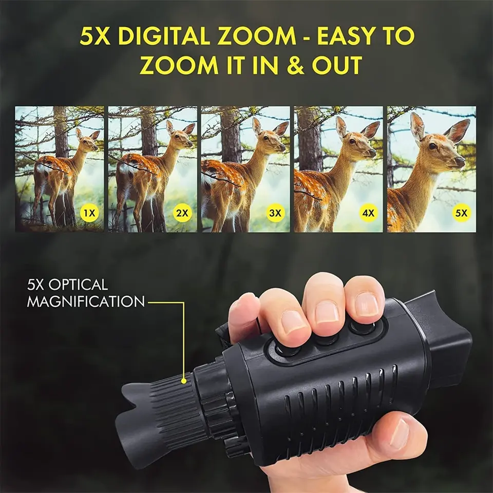 Outdoor Hunting Video Camera - 1080P Monoküler Avcılık Teleskop Kamera 5X