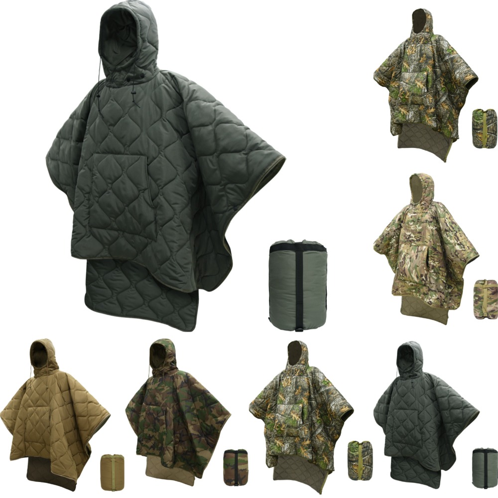 Outdoor Hunting Blanket - Kamuflaj Battaniyesi Su Geçirmez Yalıtımlı Panço