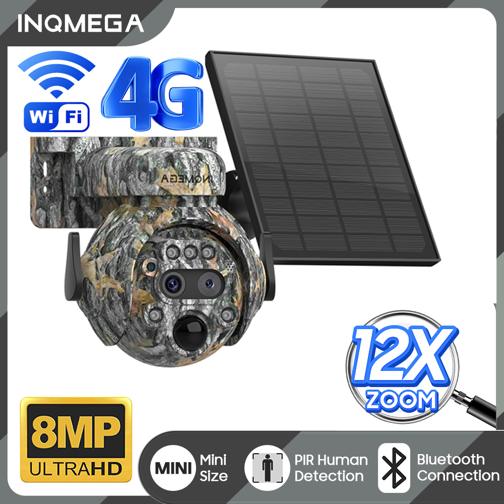 Outdoor Hunting Video Camera - INQMEGA 12X ZOOM 4K 8MP Güneş