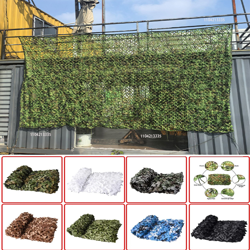 Outdoor Hunting Tent - Çift Katmanlı Kamuflaj Ağı, Avlanma Kampçılık