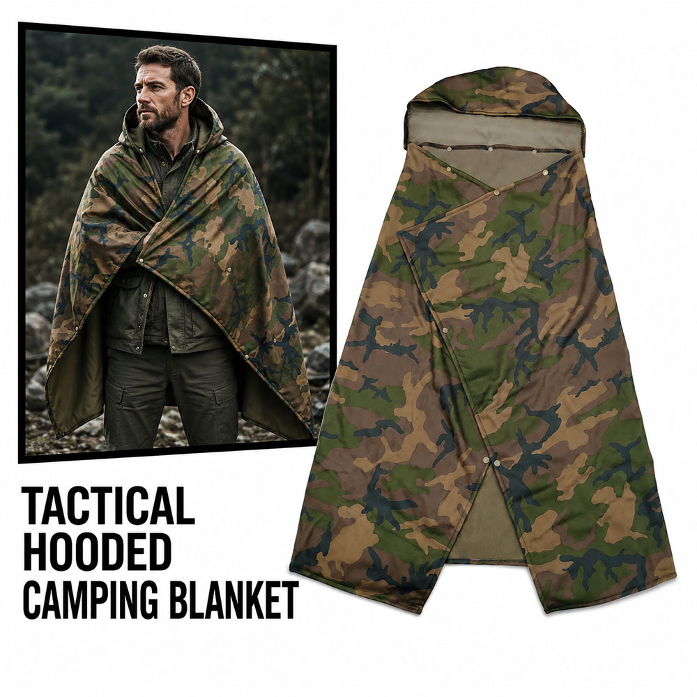 Taktik Kamuflaj Kapüşonlu Giyi - Outdoor Hunting Blanket incelemesi ve fiyatı