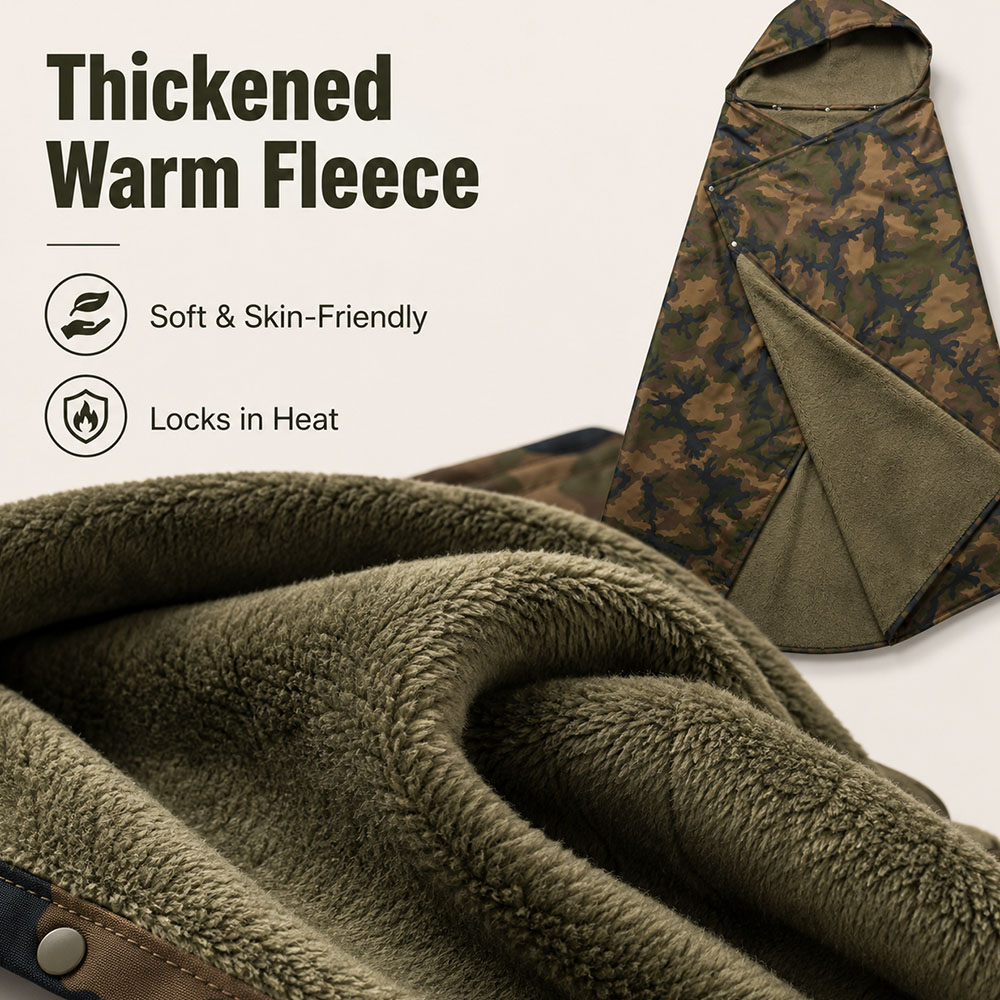 Taktik Kamuflaj Kapüşonlu Giyi - Outdoor Hunting Blanket incelemesi ve fiyatı