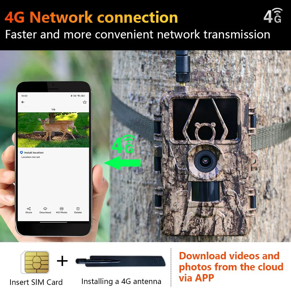 1 adet HD8K Kızılötesi Kamera  - Outdoor Hunting Video Camera incelemesi ve fiyatı