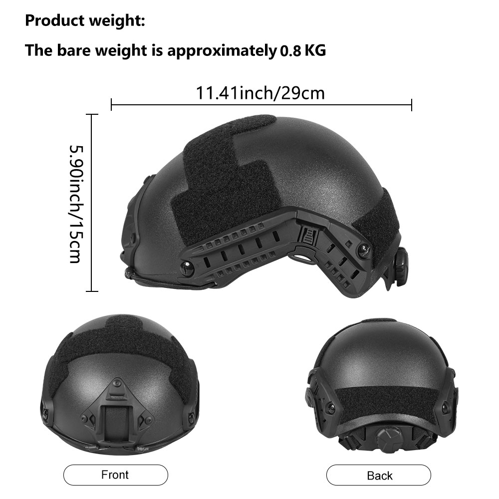 BOOIU Taktik Airsoft Kask Seti - Outdoor Hunting Kit incelemesi ve fiyatı