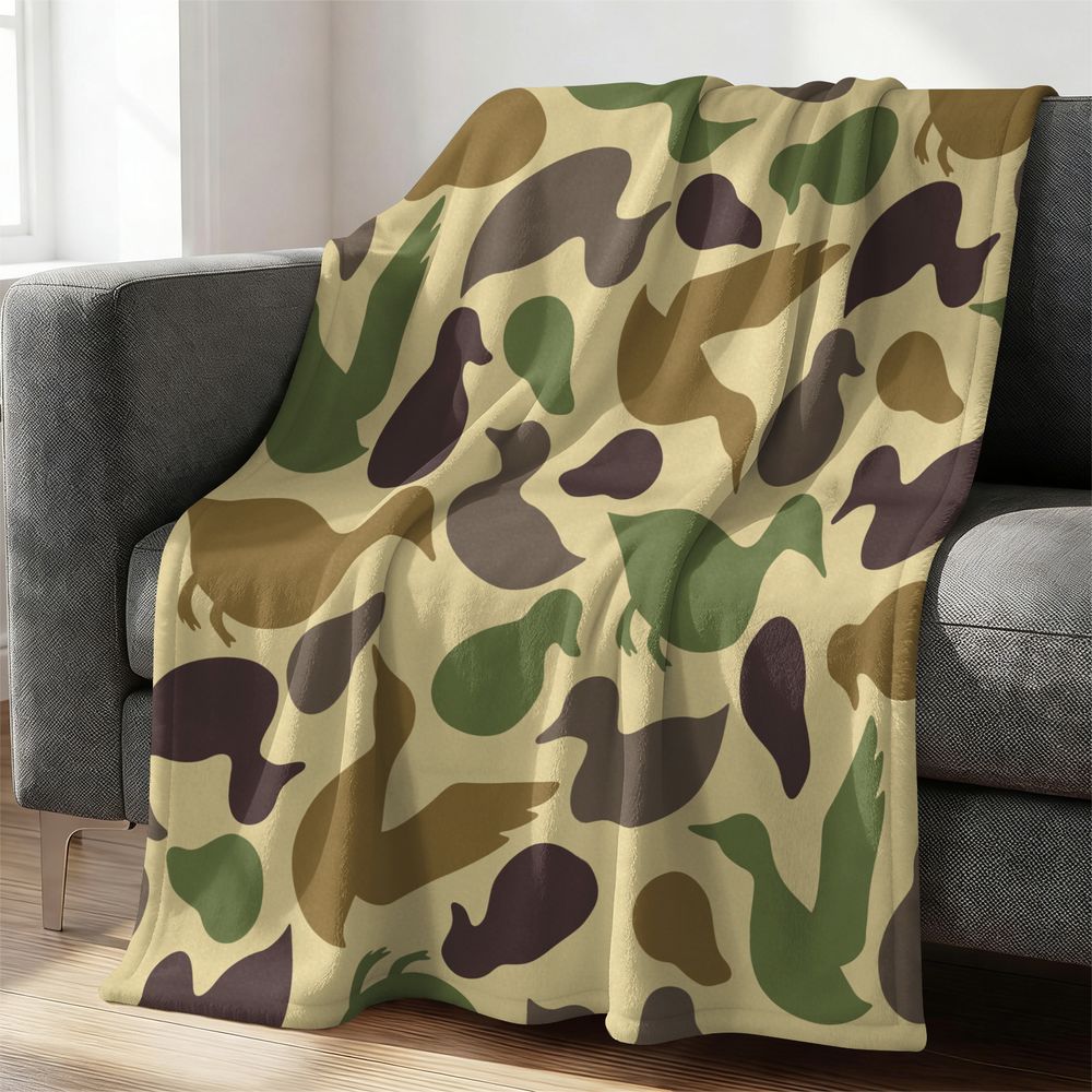 Ördek Desenli Flanel Battaniye - Outdoor Hunting Blanket incelemesi ve fiyatı