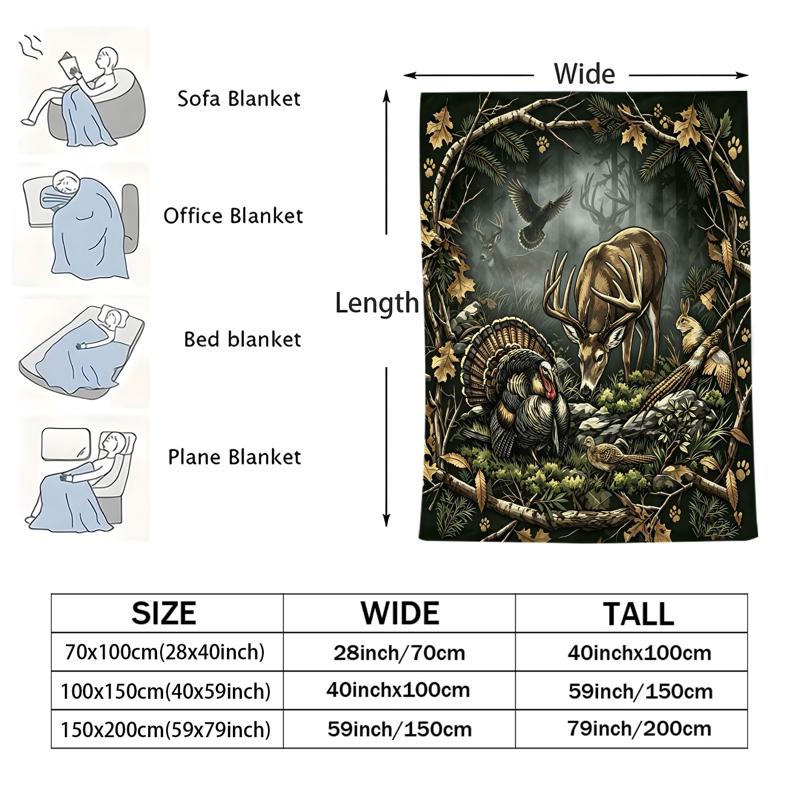Vintage Orman Hayvanı Desenli  - Wildman Hunting & Outdoor Price List incelemesi ve fiyatı