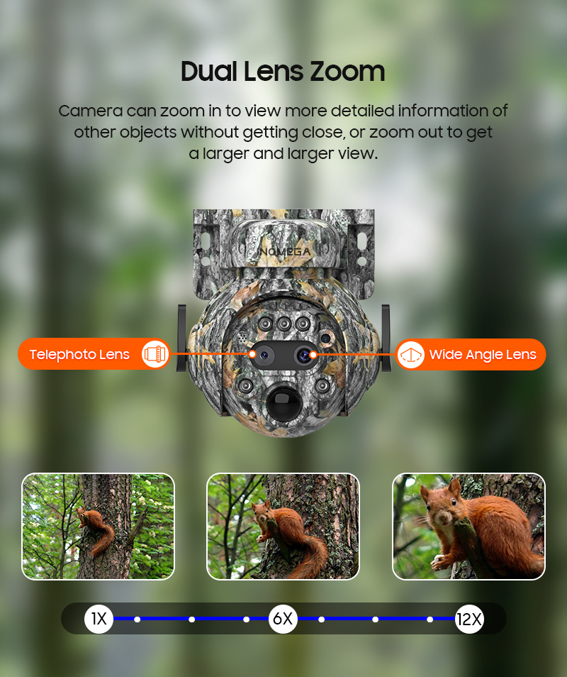INQMEGA 12X ZOOM 4K 8MP Güneş  - Outdoor Hunting Video Camera incelemesi ve fiyatı